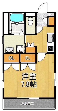 メゾン　サリス 101号室 間取り
