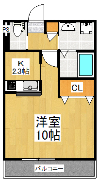 シルト豊岡 302号室 間取り