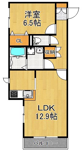 シルト豊岡 205号室 間取り