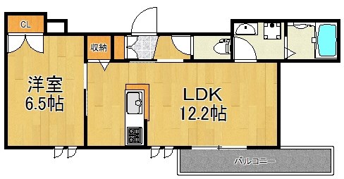 ラ・レーヴ新川崎 202号室 間取り