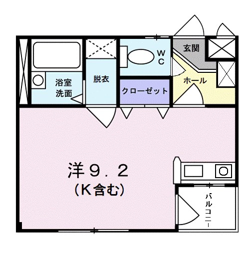 ＭＲＳ 202号室 間取り