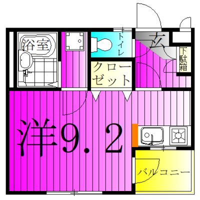 ＭＲＳ 202号室 間取り