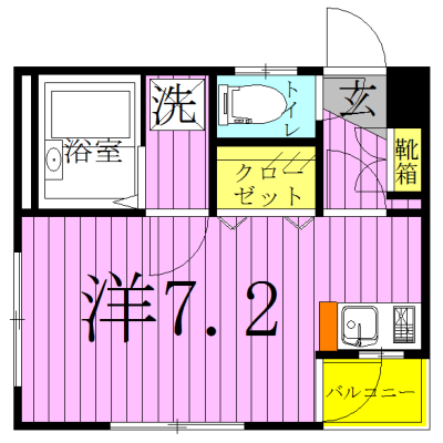 ＭＲＳ 201号室 間取り