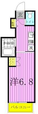SAビル 502号室 間取り