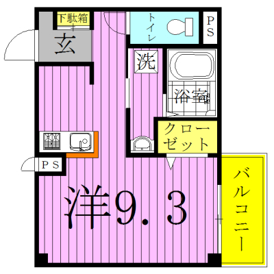 カーサ・アウローラ 204号室 間取り