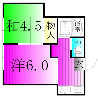 ジュネパレス柏第06 101号室 間取り