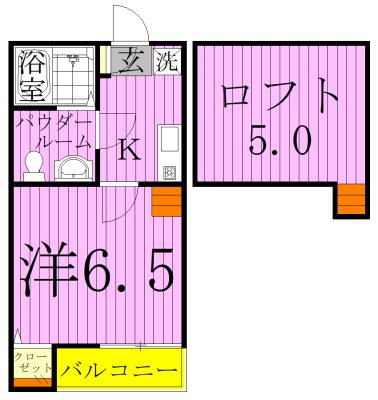 ＤＨＧ　恵 203号室 間取り