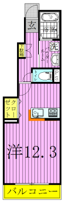 レイクサイド柏の葉　参番館 101号室 間取り