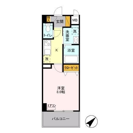 エルピス 305号室 間取り