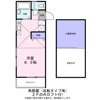 PATIO SQUARE 201号室 間取り