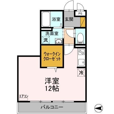 シャルムＨＡ 203号室 間取り