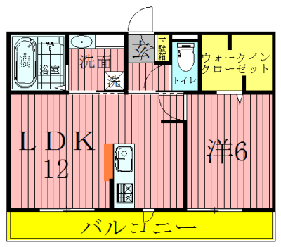サフィール 305号室 間取り