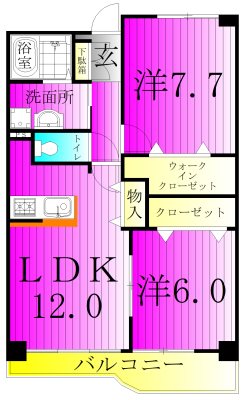 ラフレシールＡ 305号室 間取り