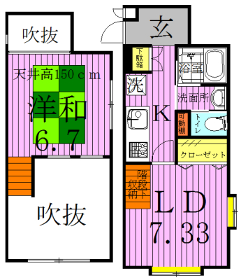 柏庵ーＨＡＫＵ－ＡＮ－ 102号室 間取り