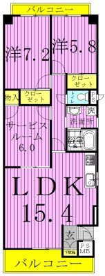 ルネスシーナ 間取り