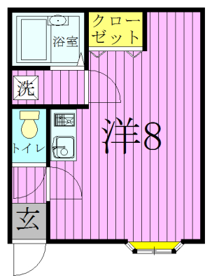 コンフォート我孫子 102号室 間取り