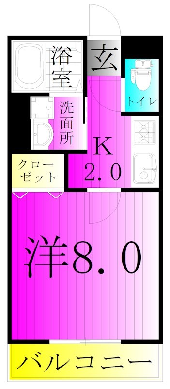 スターヒルズ 103号室 間取り