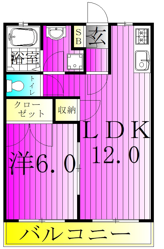 メゾン・オーキスB 101号室 間取り