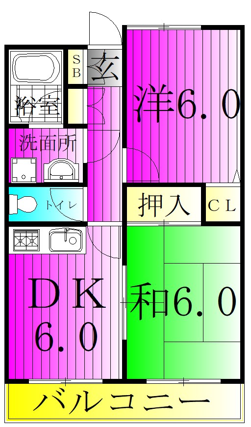 丸山ビル 202号室 間取り
