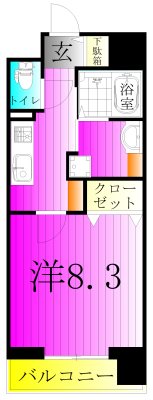 Vesta（ウェスタ） 103号室 間取り