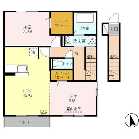ベアーレＢ 201号室 間取り