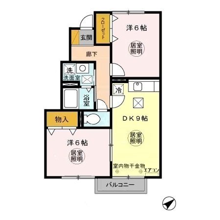シャルマンおおたかの森（おおたかの森西１丁目） 102号室 間取り