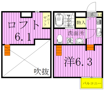 Fort Premiere Kashiwa 102号室 間取り