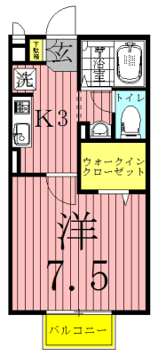 ステラコート 205号室 間取り