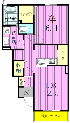 パエゼ・ナティーオ 101号室 間取り