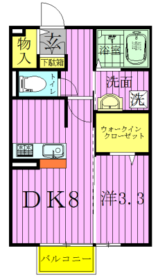 メゾン・サワ 203号室 間取り