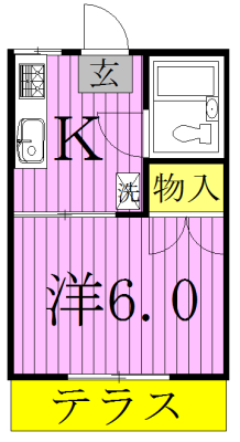 メゾン沢 103号室 間取り