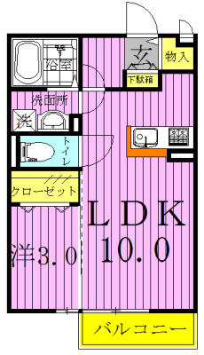 サントビーヴィレッジⅤ 間取り