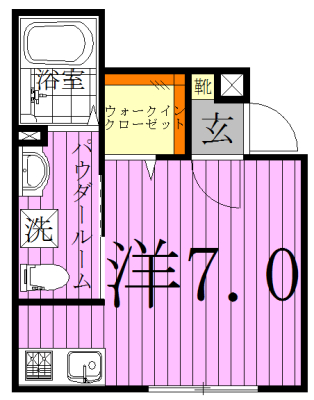 リヴェール柏 103号室 間取り