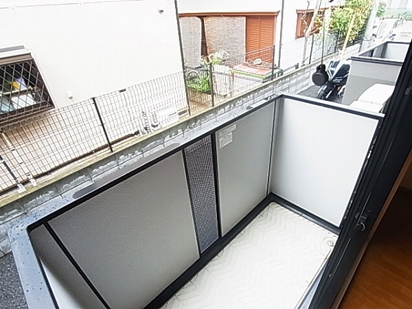 クレール新柏Ｂ ベランダ