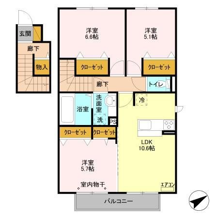 フォリウム　Ｍ 間取り