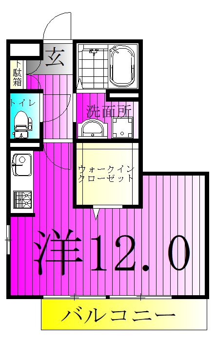 アピテ・プレミール 105号室 間取り