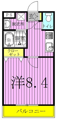 ドエルコート柏たなか 202号室 間取り