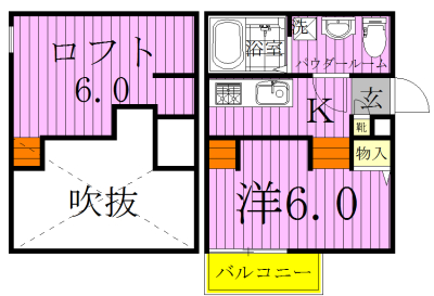 グレイスピア 101号室 間取り