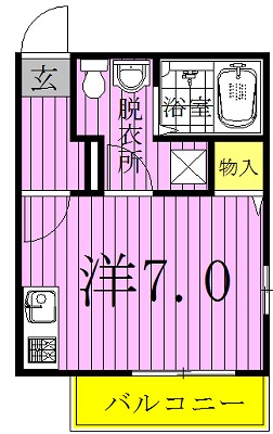 Precious Earth 逆井 101号室 間取り