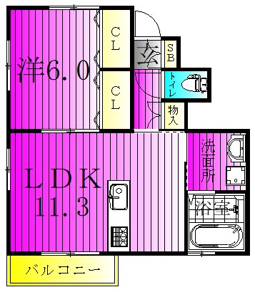 ボナールメゾン 103号室 間取り