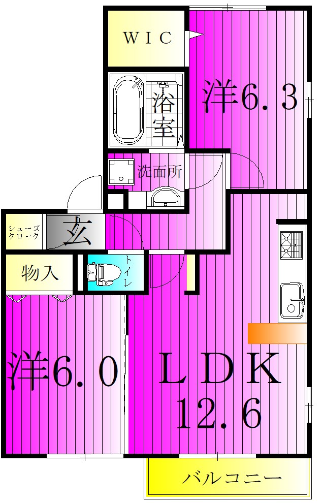 アルページュＡ 間取り
