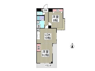 ステイタスヒル天王台壱番館 301号室 間取り