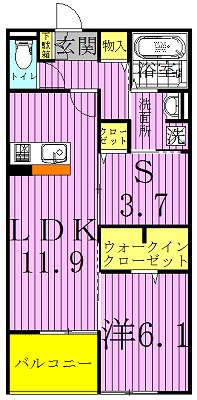 アンプルール 間取り図