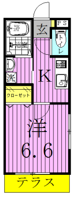 Liever（リエーヴル）Ａ棟 101号室 間取り