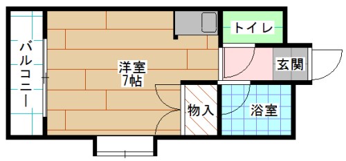 オーク黒住A棟 間取り