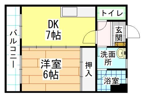 コンプレート中津口 間取り