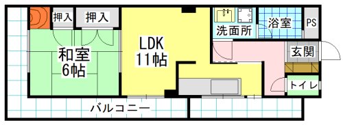グランドハイツ赤坂 間取り