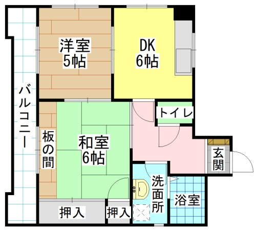 ハーモニーハイツ 間取り