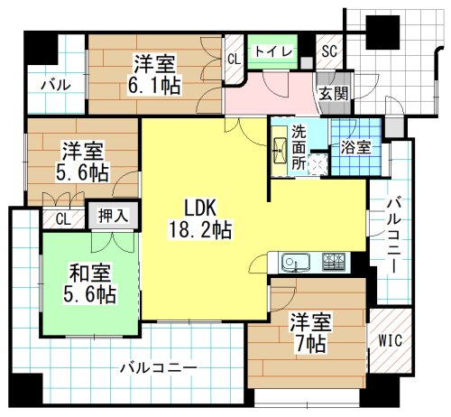 アクアサージュ大手町 間取り