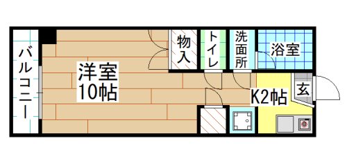 ベルハウス穴生 間取り